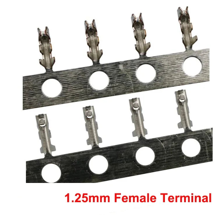 1000pcs XH XHD PH2.0 PHB CH3.96 VH3.96 KF2510 Dupont SM ZH1.5 1.25 SH1.0 MX3.0 Strip Metal Needle Crimp Cold-pressed Terminal