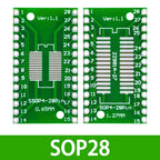 10PCS PCB Board Kit SMD Turn To DIP Adapter Converter Plate SOP MSOP SSOP TSSOP SOT23 8 10 14 16 20 28 SMT To DIP