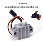 2KG Programmable 270° 360° Servo Motor Compatible With Lego Building Blocks For Arduino Projects DIY Electronic Parts