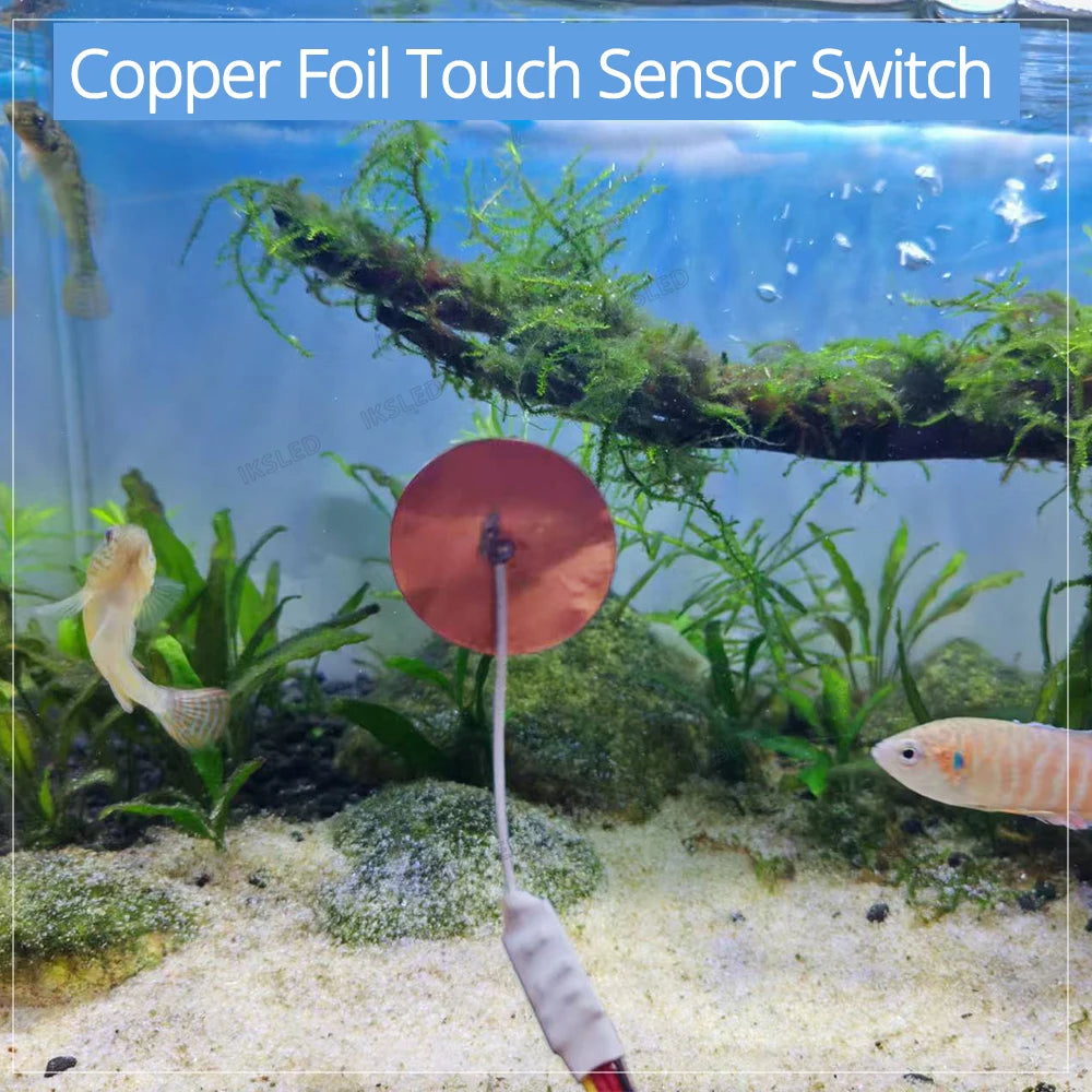 DC3.7V5V12V24V Mini Touch Sensor Switch Copper Foil Partition Touch Switch LED Dimming Controller Penetrating Wood Board Glass
