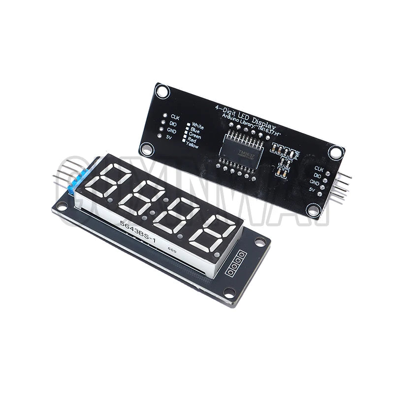 TM1637 0.36 Inch 7 Segments Digital Display Tube 4-Digit LED Module Board For Arduino