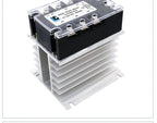 LCTC Three Phase Solid State Relay SSR Zero Cross 3-phase Load Relay 3-32VDC Control With Radiator 380V10A 25A 40A 60A 80A 100A