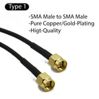 RG174 SMA to SMA Cable Male to Male extension jumper Pigtail male Adapter Cable my SMA  Antenna cable For WIFI 3G 4G GSM Antenna