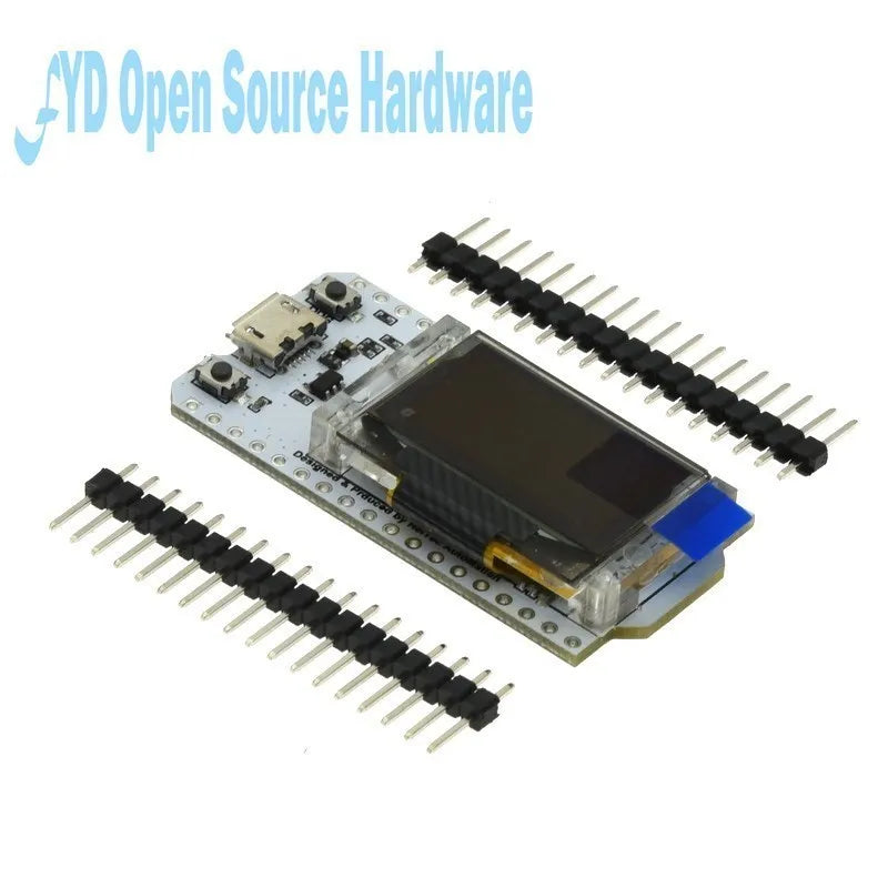 1PCS 433-510 LoRa Blue Oled Wifi SX1276 Module IOT Development Board With Antenna For ESP32  Electronic Diy Kit