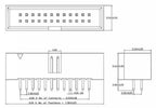 10pcs 2mm 2.0mm Pitch DC3 Male Connector 6 8 10 12 14 16 18 20 24 26 30 34 40 44 50 60 Pin DIP Straight Box Header IDC Socket