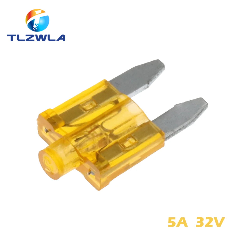 10PCS Small With Light With Fusing Indication Automobile Plug-in Fuse Small Sharp Foot Fuse For Automobile 5A ~ 40A