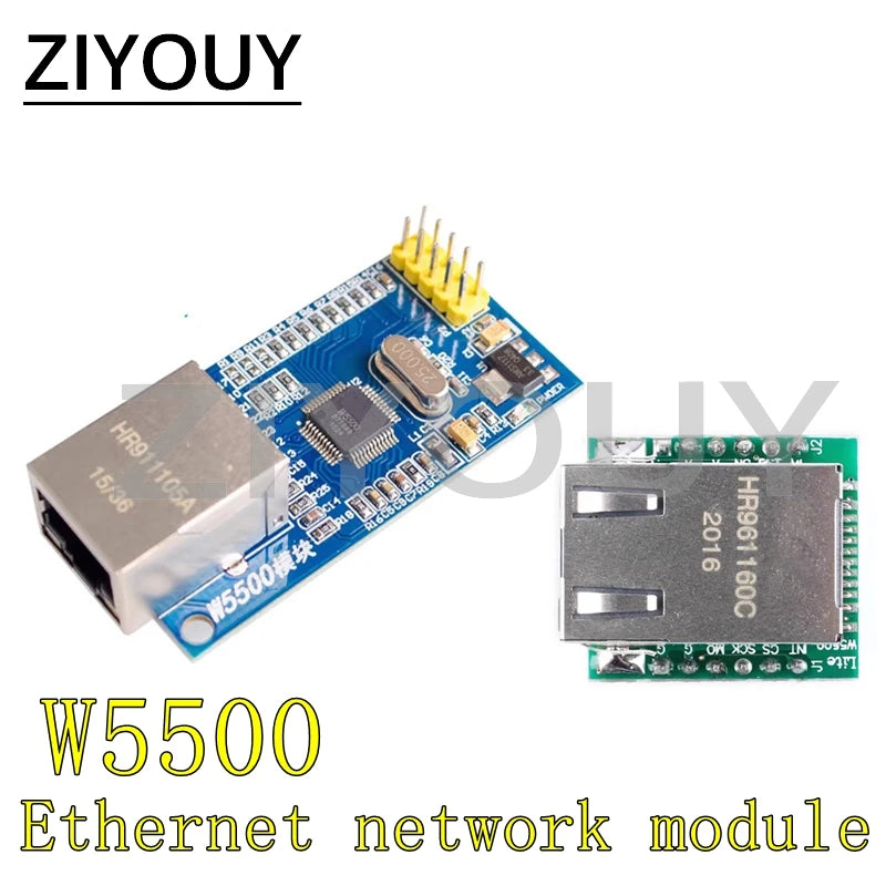W5500 USR-ES1 Ethernet Network Module Hardware SPI to LAN/ Ethernet TCP / IP 51 / STM32 Microcontroller Program Over W5100