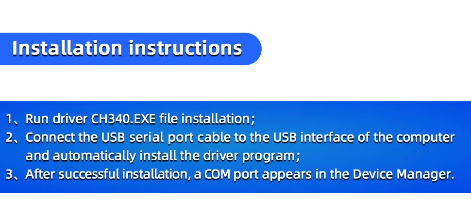 1PCS USB to Serial Port 9-Pin Data Cable HL-340 Chip to RS232 Converter Male Female USB2.0 to DB9 Interface Conversion Cable