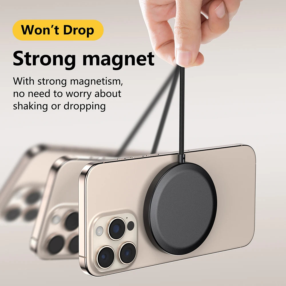 25W Magnetic Wireless Charger Compatible with Apple iPhone 17/16/15, Samsung, Xiaomi Phones, Car, Bedside, Desktop Wireless Indu