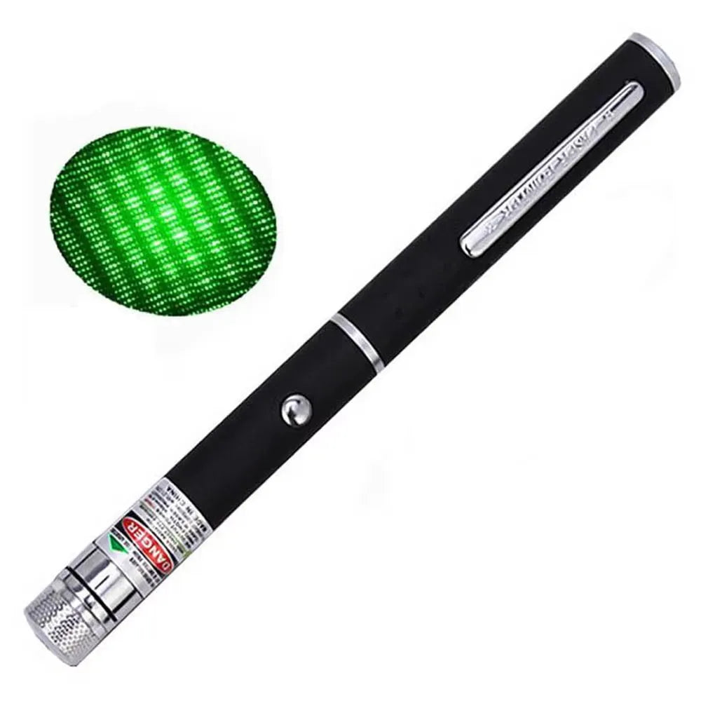 (Do not provide batteries) Green Red Laser Pointer Teaching Tool Pet Automatic Cat Toys Laser Focus Lazer Pen Combination