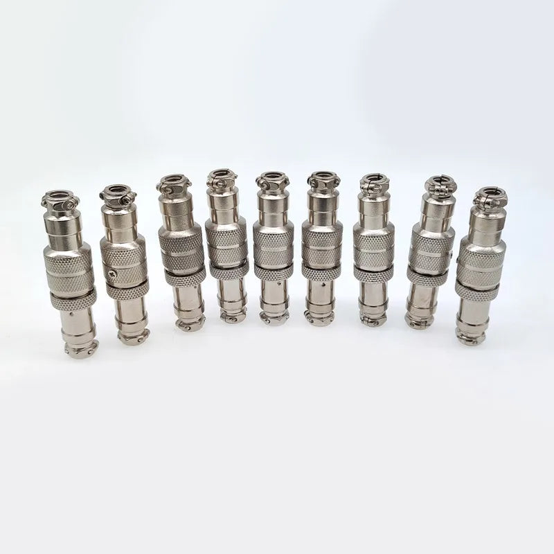 GX16 Docking Aviation Connector 2 3 4 5 6 7 8 9 10 Pin Male Female Plug Socket Inline Wire Panel Cable Connector Adapter Joint