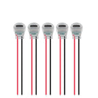 5/10pcs Type-C Female 2P Wire Connector Extension Pigtail Cable Power Cable USB-C Plug Bare Wire Circular Strip Light