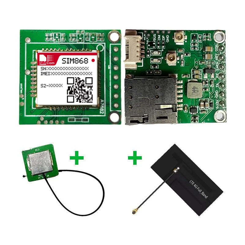 SIM800C SIM868 SIM868E SIM7028 SIM7022 A7682E SIM7080G Small-sized serial port development board