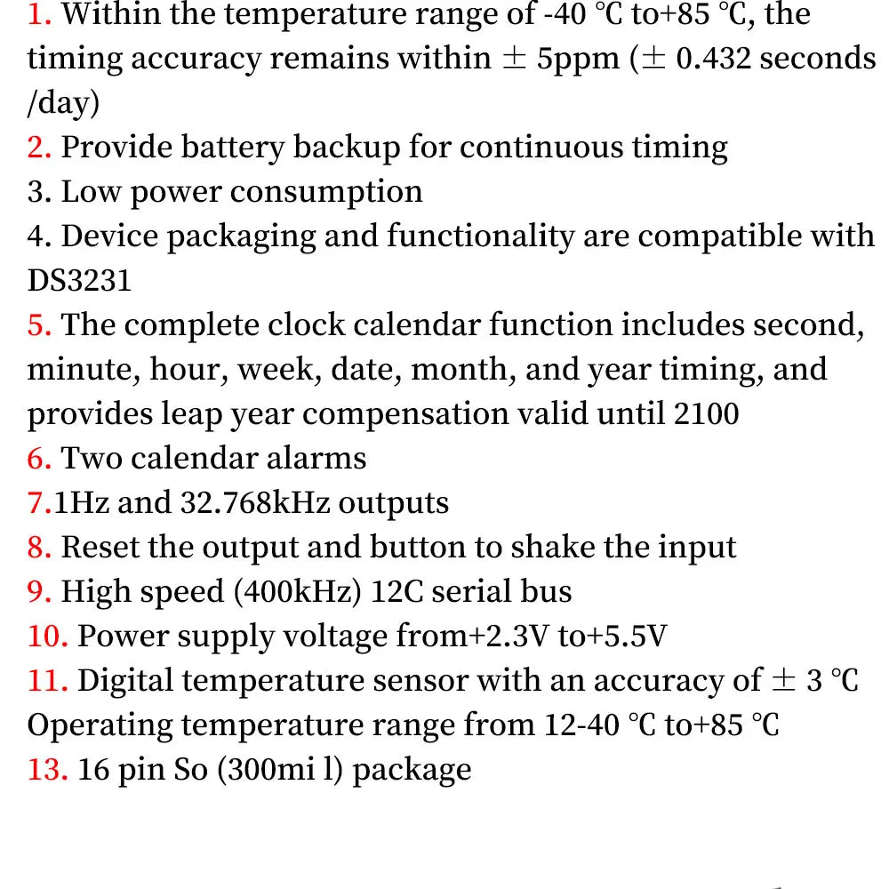 1/5/10PCS DS3231 AT24C32 IIC Module Precision Clock Module DS3231SN Memory Module Real Time Module 3.3V 5V For Raspberry Pi