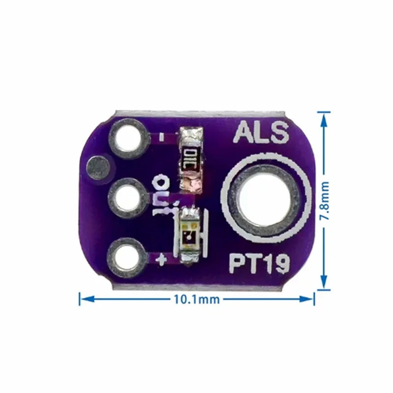 1PCS ALS-PT19 analog light sensor covers UVB and UVA spectrum UV LED sensor +2.5V-5.5V