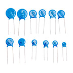 120PCS 12Values Varistor Resistor Kit 5D471K 7D471K Etc. DIP Package for Surge Protection Projects 10D241K 14D471K/431K
