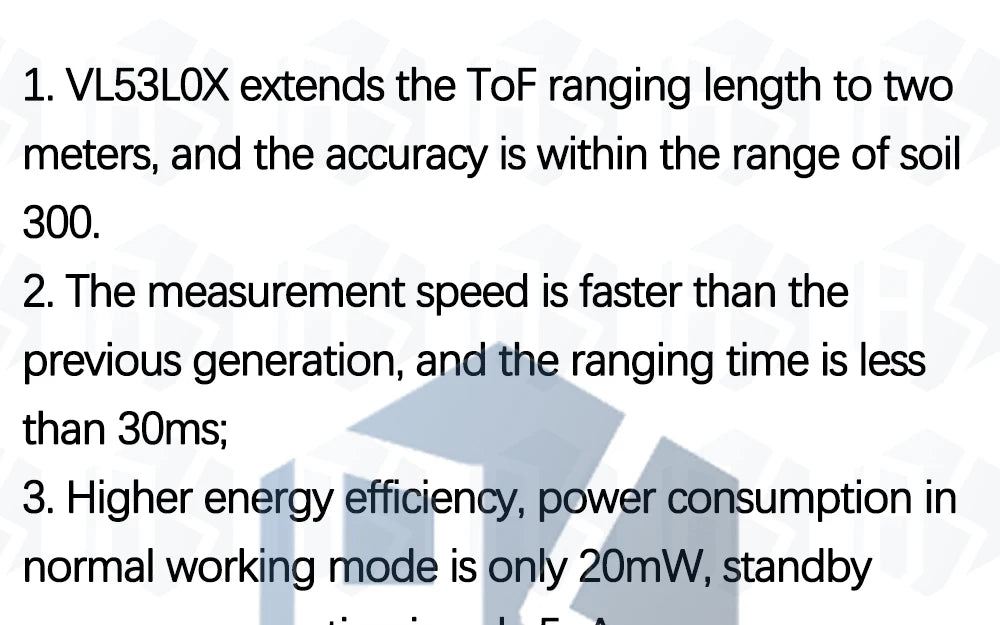 GY-530 VL53L0X Laser ranging sensor ToF ranging time-of-flight ranging sensor module