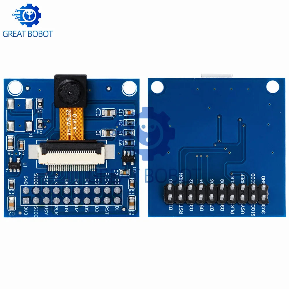 BS 1PCS  OV7670 module with adapter board contains the camera Integrated Circuits Board