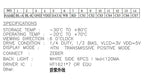7 Inch HT1621 LED Display Module Three-Phase Four-Wire Temperature And Humidity Controller LCD Screen Segment HTN Transmissive