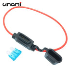 Waterproof Fuse Holder 32V Mini Small Medium 18/1614/12/10AWG and Blade Fuse 1A 2A 3A 5A 7.5A 10A 15A 20A 25A 30A 35A 40A 50A