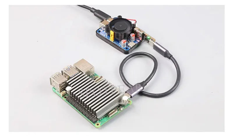 Raspberry Pi 5 USB A C Mini PD Trigger Activation Power Adapter To Solve Non-PD-Power System Error Warning