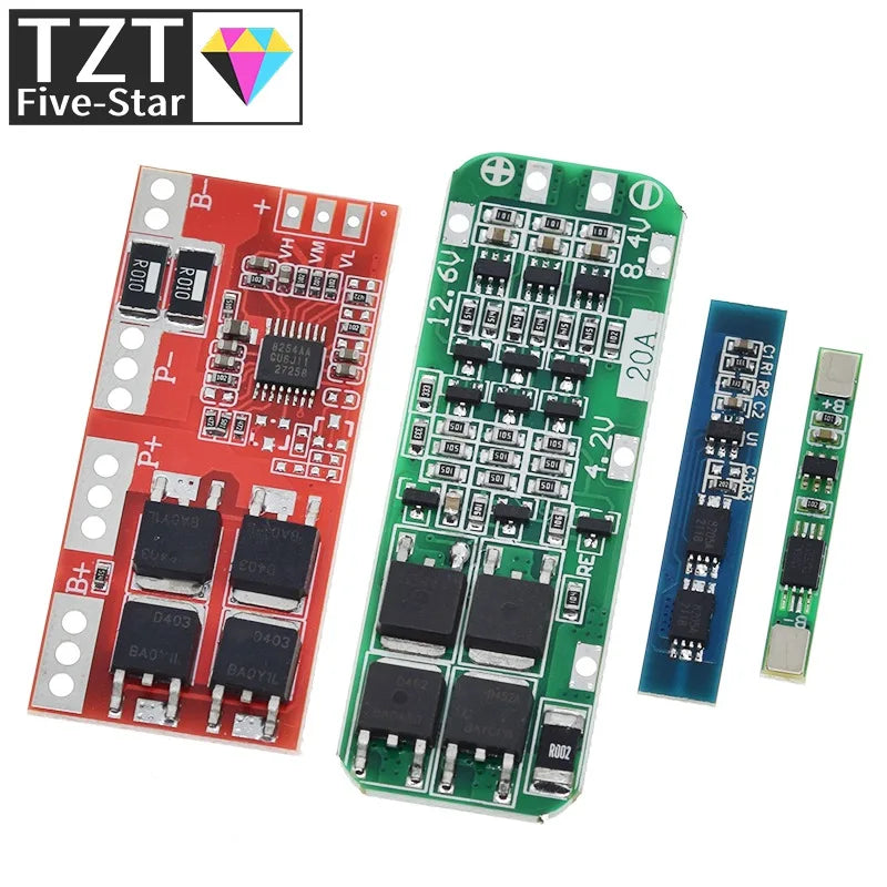 1/3PCS 1S 2S 3S 4S 3A 20A 30A Li-ion Lithium Battery 18650 Charger PCB BMS Protection Board For Drill Motor Lipo Cell Module