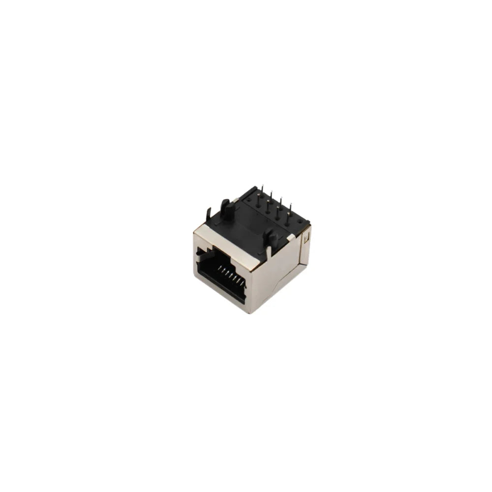 5/10PCS Shield RJ45 8P8C Jack Connector No LED 18MM PCB Mount Network Internet Modular