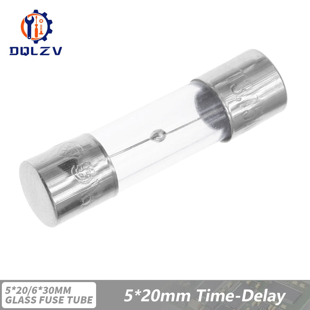 5*20mm 6*30mm Fast Blow Glass Tube Fuses 5x20mm 6x30mm 250V 0.5A 1A 2A 3A 4A 5A 6A 8A 10A 15A 20A 25A 30A AMP Slow Blow Fuse