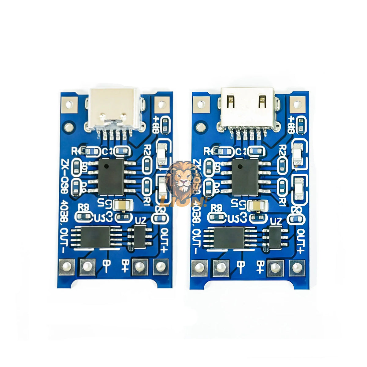 50pcs-100pcs/lot TYPE-C USB interface TP4056 5V 1A Li-ion battery charging board module charging protection 2-in-1