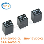 100PCS/LOT 100%New Original SRA-12VDC-CL SRA-24VDC-CL 5PINS 20A Automobile Relay