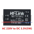 HLK-5M03 HLK-5M05 HLK-5M12 5W AC-DC 220V to 12V/5V/3.3V Buck Step Down Power Supply Module Converter Intelligent