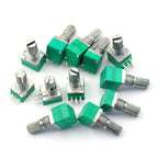 5PCS RK097NS G Single Double Potentiometer B5K/10K/20K/50K/100K Power Discharge Bit Speaker Audio