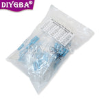 150PCS/Set 30 Kinds 1/4W 1/2W 1W 2W 3W Resistance 1% Metal Film Resistor Pack Assorted Kit 0.1R-750R 1K-820K Resistor 300PCS/Set