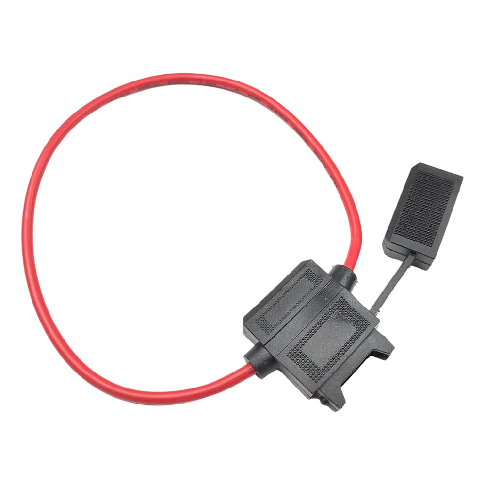 32V ATC Medium Blade Fuse Holder Waterproof for ATC/ATO Inline with 16/14/12AWG Wires - Selectable 5A 10A 15A 20A 40A Fuses