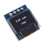 0.49 Inch OLED Display LCD Module White 0.49" Screen 64x32 I2C IIC Interface SSD1306 Driver for Arduino AVR STM32 YANXD