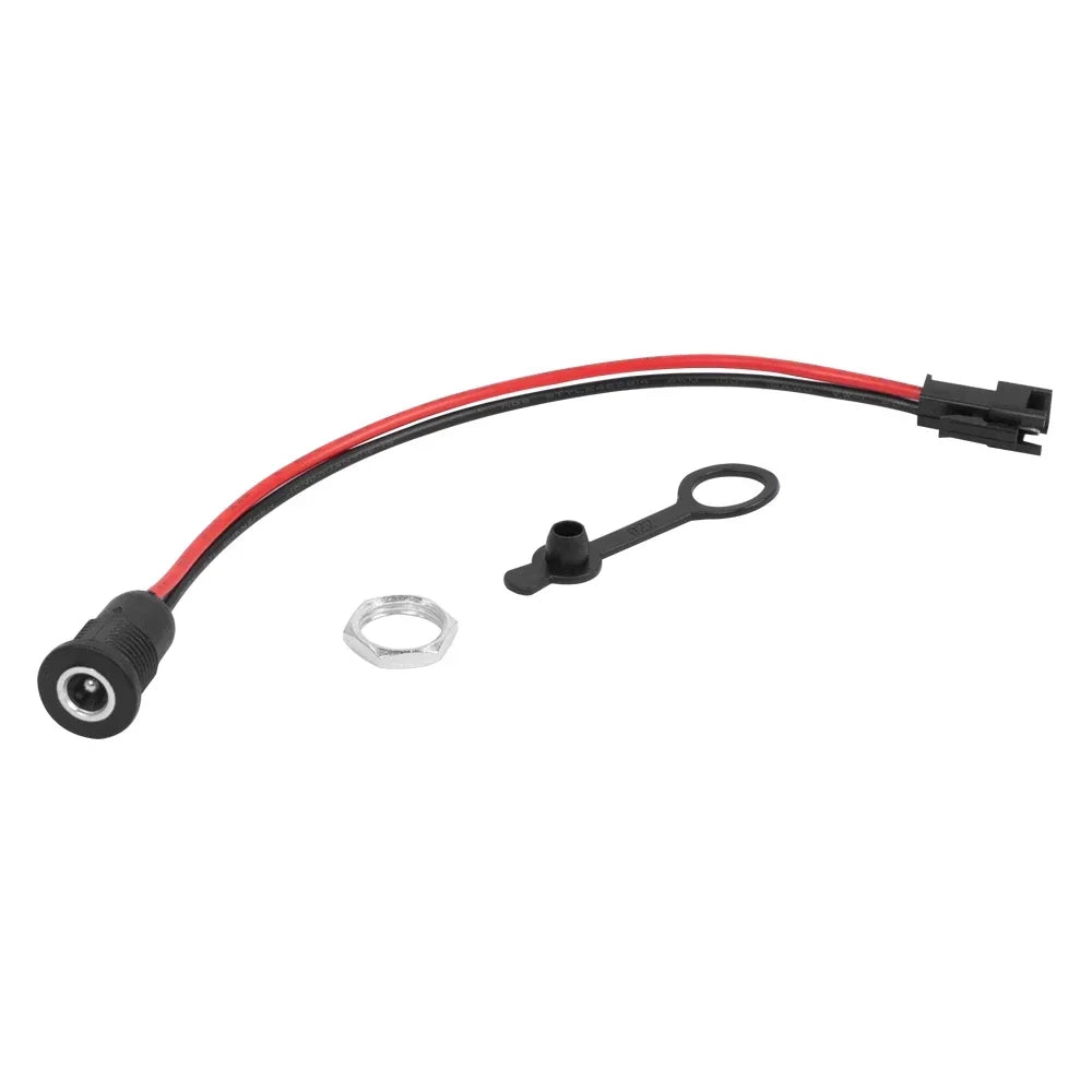 Electric Scooter 5.5 x 2.1mm DC Power Jack Socket Female Panel Mount SM Male Plug Connector Cable 5.5*2.1 mm for Electric Bike