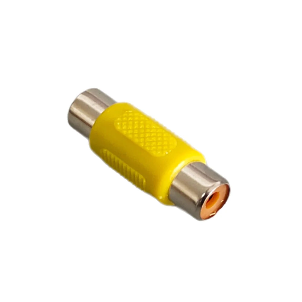 5PCS RCA Straight-through Audio and Video Female To Female Plug RCA Audio Lotus Butt Jack Socket Adapter Connector