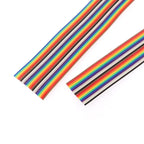 2Meter 6P/8P/10P/12P/16P/20P/40P 1.27mm PITCH Grey Flat Ribbon Cable 6/8/10/16/20/40 Pin 28AWG WIRE for IDC FC 2.54MM Connector