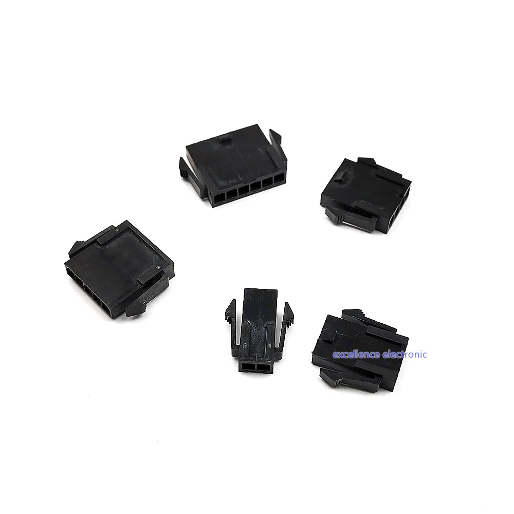 10/20/50sets 3.0 mm Micro-Fit 3.0 Connector Single Row Receptacle Housing 2 Pin 3 4 5 6 Circuit Plug House Terminal 43640 43645
