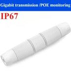 1Pcs RJ45 Docking Connector Ethernet Network Straight-through Waterproof IP67 Header Outdoor Broadband Network Cable Extender