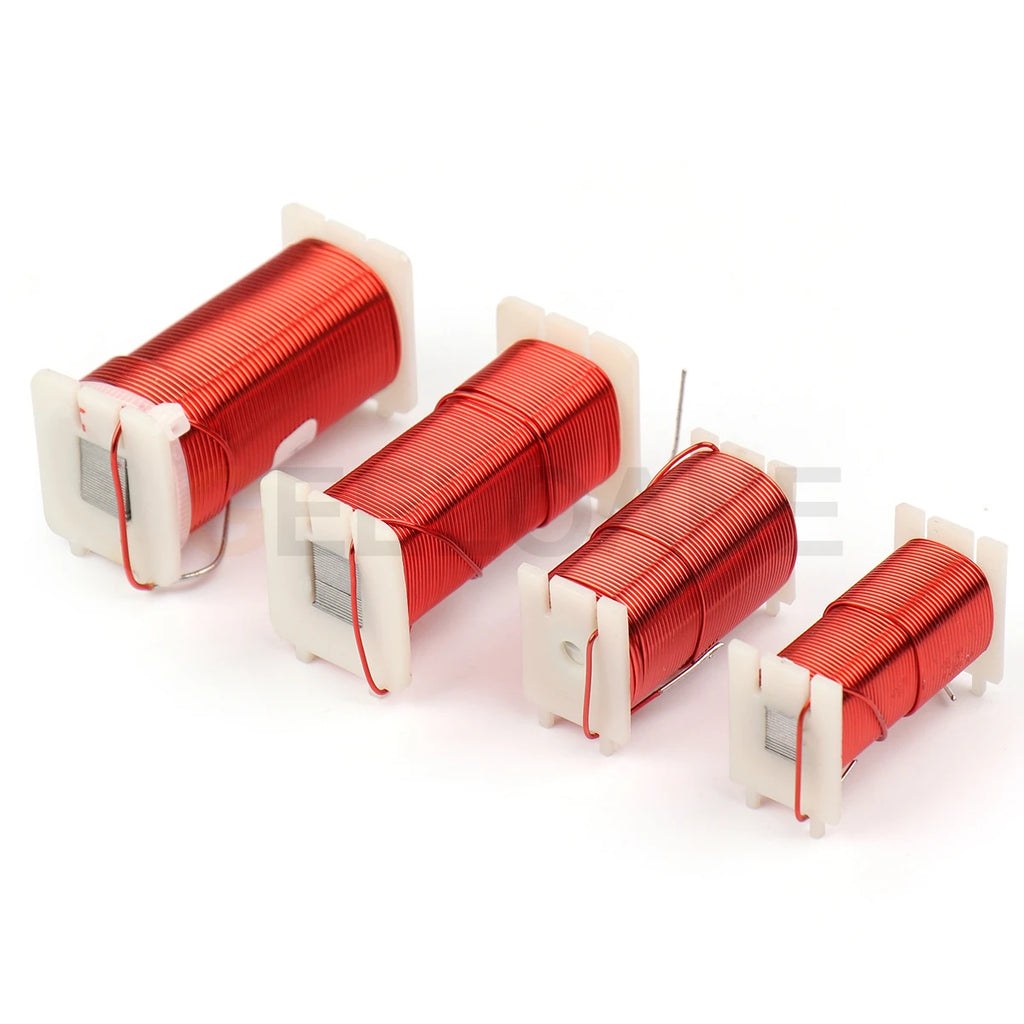 GEELOANE 1.2mm Iron Core Inductor Silicon Steel Core OFC Coil for Speaker/Audio Crossover 0.5mH-2.4mH