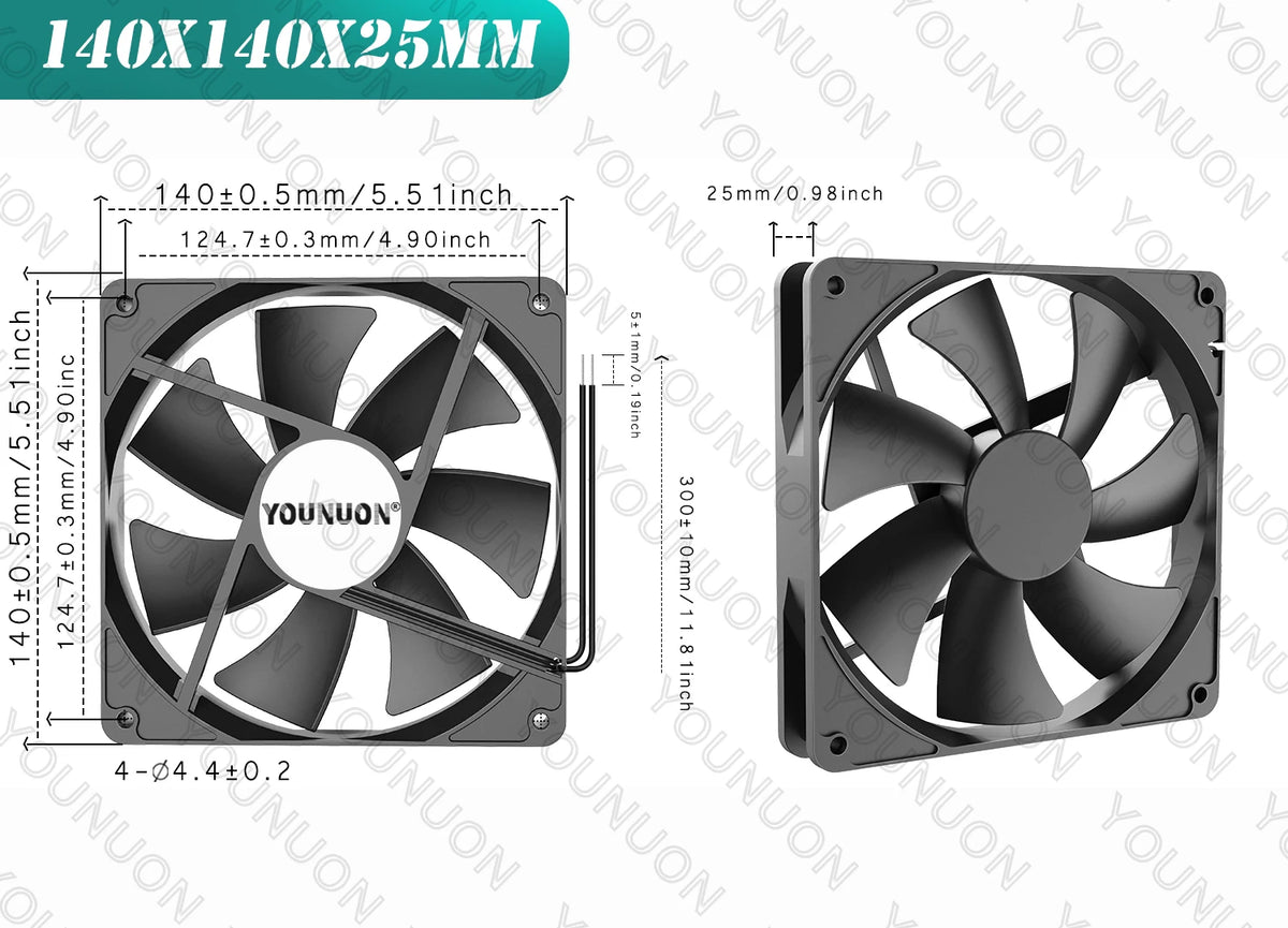 EC Axial Fan 60mm 80mm 90mm 120mm Ball Brushless Fan Cooler AC 110V 120V 220V 230V 240V Computer Case Fan 6025 8025 9225 12038