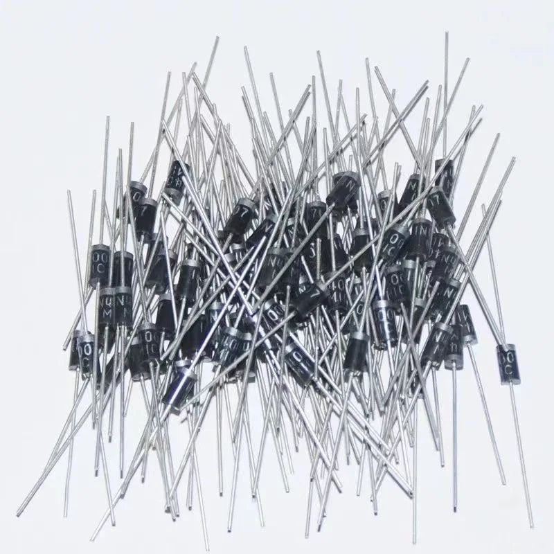 100pcs 1N4007 Schottky Rectifier Diode IN4007 1A 1200V DIP DO-41 for Electronics Repair And DIY Projects