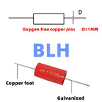 2PCS Speaker Divider High Tone Poleless MKP Capacitor 250V  4UF 405 4.7UF 475 5.6UF 565 6.8UF 685 8.2UF 825 10UF 106 12UF 126