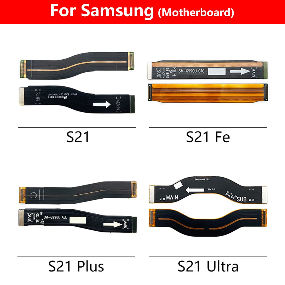 NEW For Samsung S21 Plus G996U S21 S21 Fe S21 Ultra Main FPC LCD Screen Display Connector Mainboard WI-FI Antenna Signal Flex