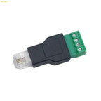 U1JB RJ11 to Screw Terminal Adapter 4P 4C Male to 4 Pin Screw Terminal Connector