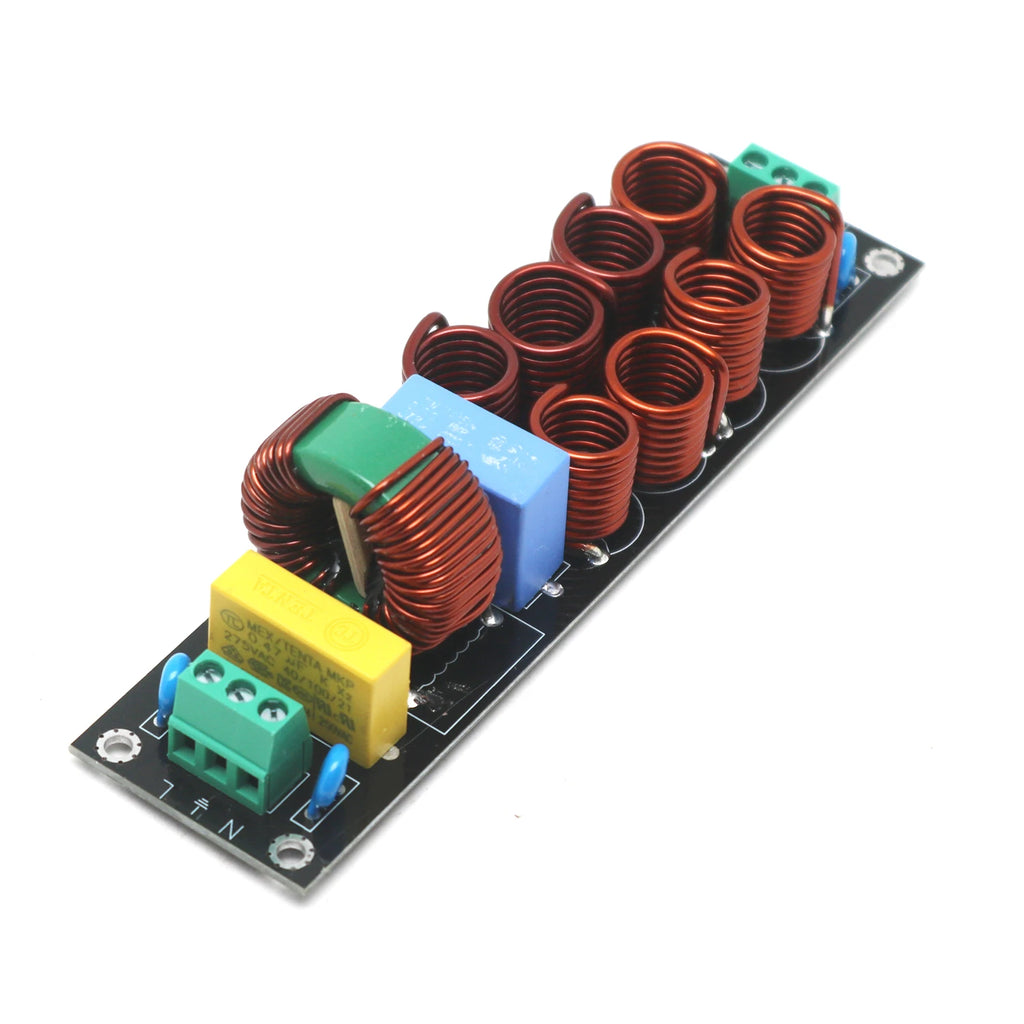 4400W 20A AC EMI Filter 110V 220V Power Purifier Filter Noise Suppressor Electromagnetic Interference Audio Amplifier Speaker