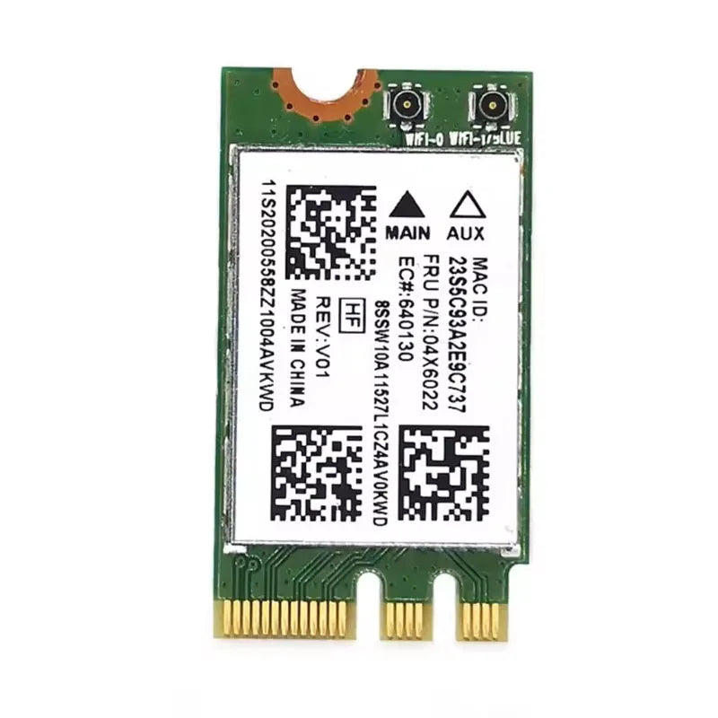 4.0 BT 04X6022 For Lenovo G40 G40-80 Y40-70 G50 B50 Z40 Z50 V1000 NGFF WiFi QCNFA335 Wireless Network Card