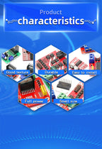1PCS L298N Driver Board Module L298N Stepper Motor Smart Car Robot Breadboard Peltier High Power L298 DC Motor Driver