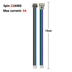 SM JST Connector Cable 22 20AWG Male Female 2/3/4/5/6Pin 12V LED Connectors For Pixel WS2812B RGB LED Strip Light Lamp Driver